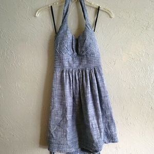 Grey Halter Dress - Size S